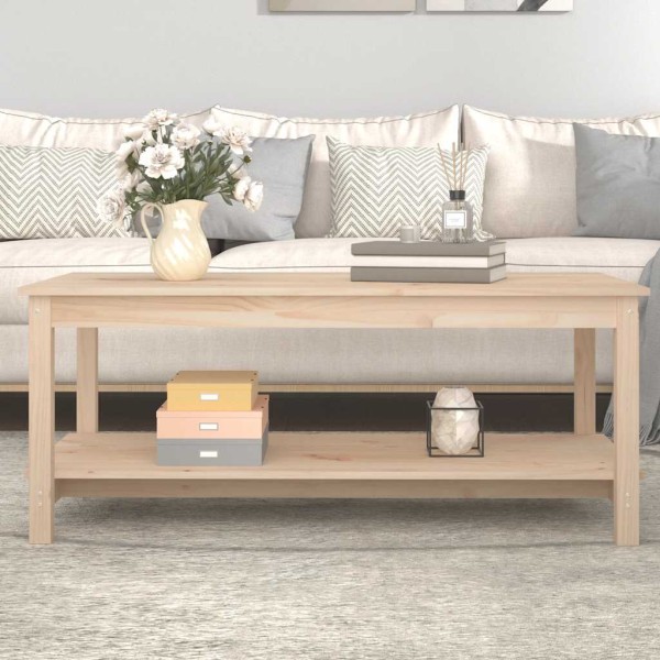 Coffee table, 110x55x45cm, solid pine wood