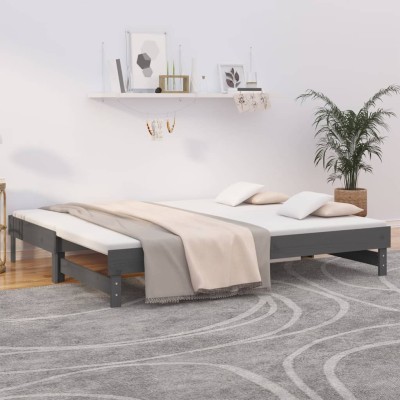 Pull-out bed, gray,...