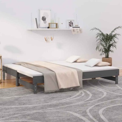 Pull-out bed, gray,...