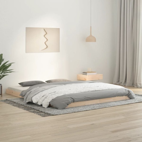 Bed frame, 160x200cm, solid pine wood