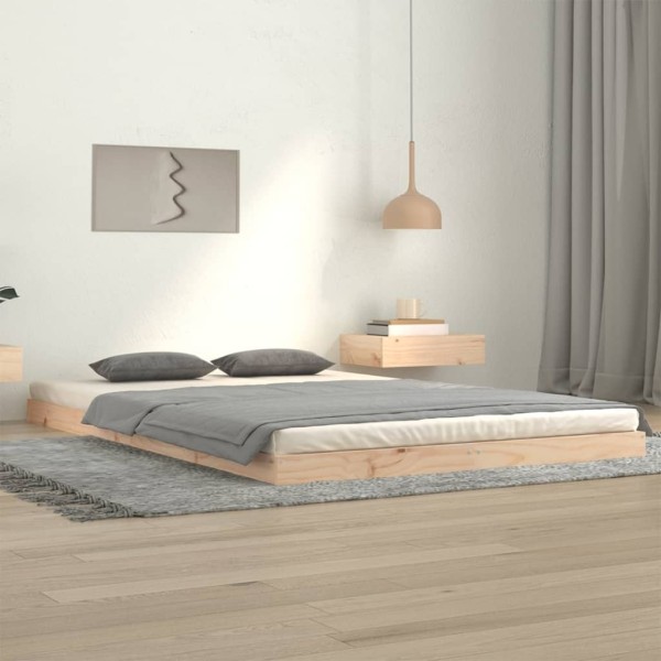 Bed frame, 120x200cm, solid pine wood