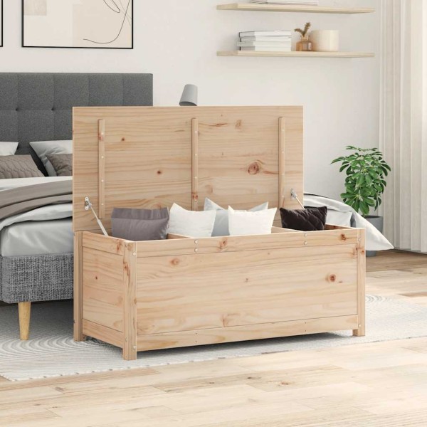 Storage box, 110x50x45.5cm, solid pine wood