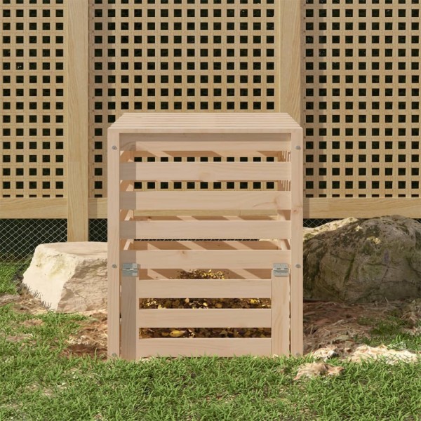 Compost box, 63,5x63,5x77,5cm, pine wood array