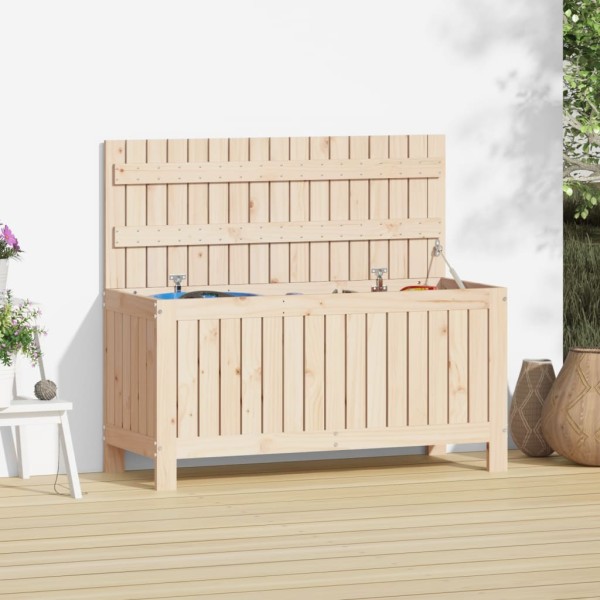Garden storage box, 108x42.5x54cm, solid pine wood