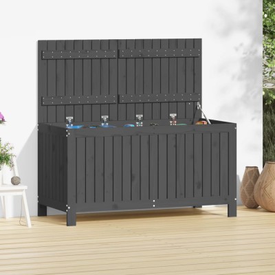 Garden storage box, gray,...
