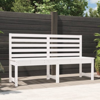Garden bench, white, 157.5...
