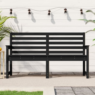 Garden bench, black,...
