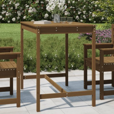 Garden table, honey brown,...