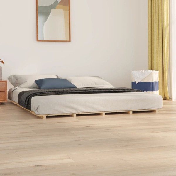 Bed frame, 160x200cm, solid pine wood