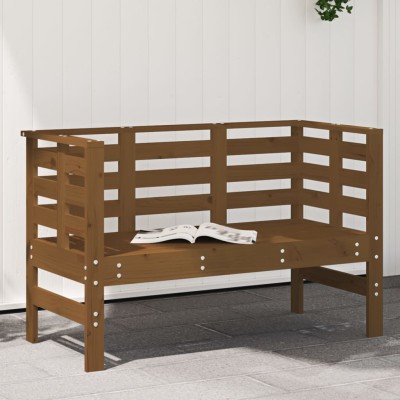 Garden bench, honey brown,...