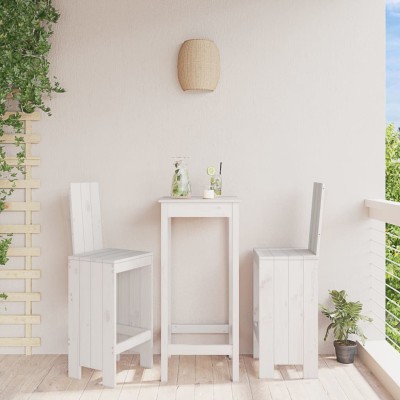 Bar stools, 2 pcs., white,...