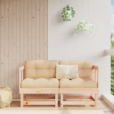 Corner garden sofa parts, 2...