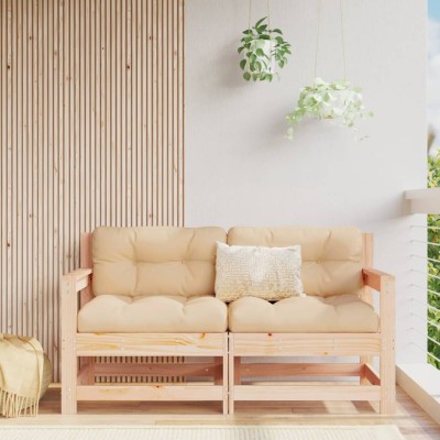 Corner garden sofa parts, 2...