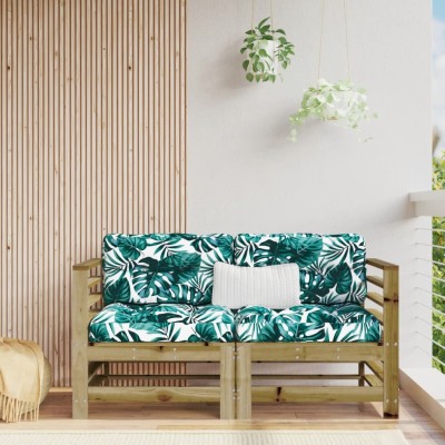 Corner garden sofa parts, 2...