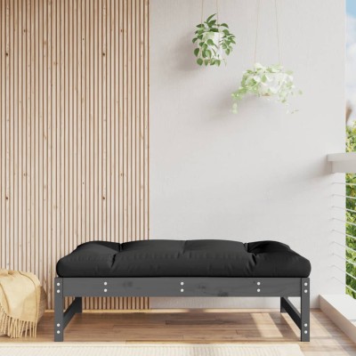 Garden footstool, gray,...