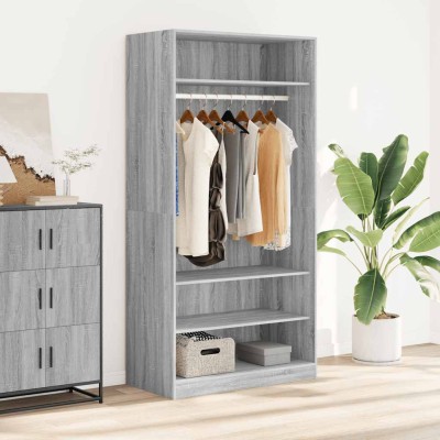Wardrobe, gray oak,...
