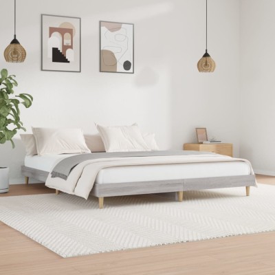 Bed frame, gray oak color,...