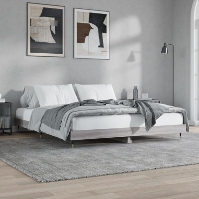 Bed frame without mattress,...