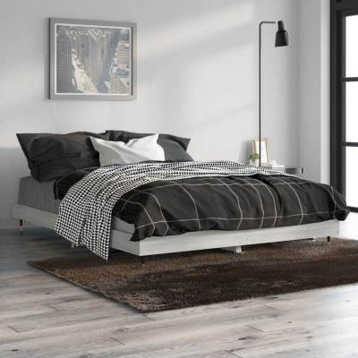 Bed frame, gray oak color,...