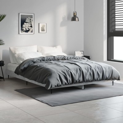 Bed frame, concrete gray...