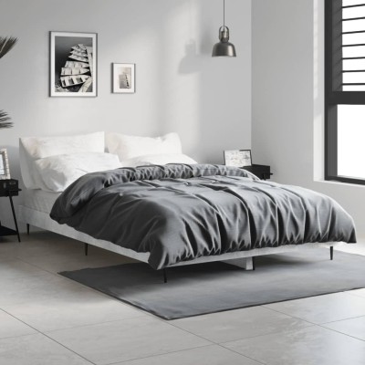 Bed frame, concrete gray...