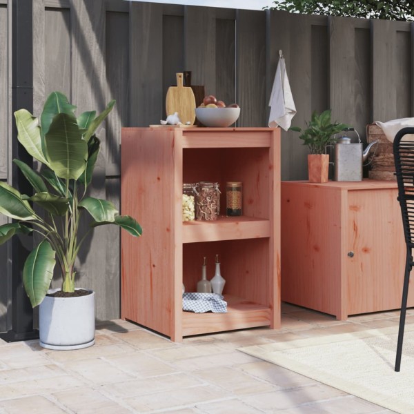 Outdoor kitchen cabinet, MEPPEL, 55x55x92cm, solid Douglas fir