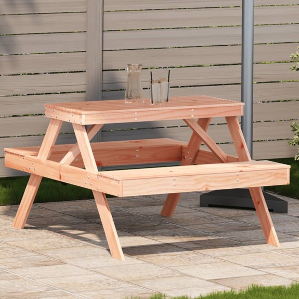 Picnic table, 105x134x75cm, solid Douglas fir wood