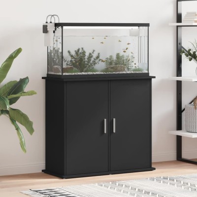 Aquarium stand, black,...