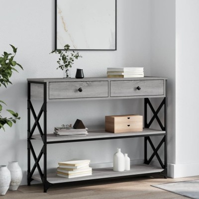 Console table, gray oak,...