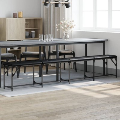 Dining bench, black,...