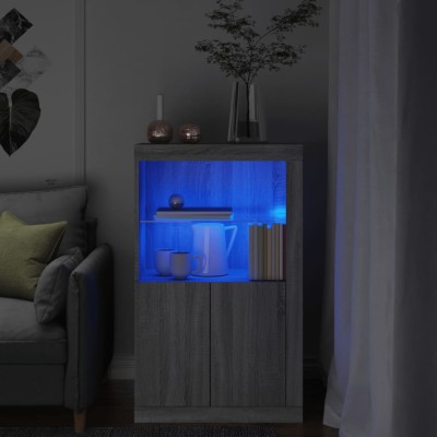 Side cabinet with LED...