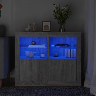 Side cabinets with LED...
