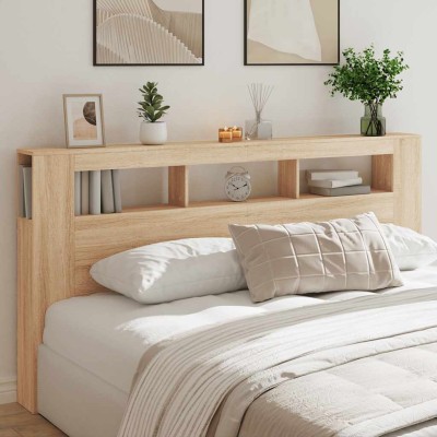 LED headboard, oak,...