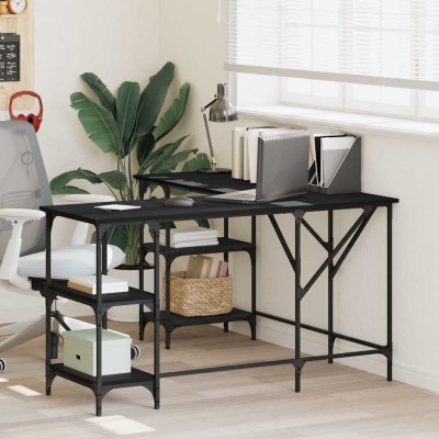 Desk, black, 139x139x75cm,...