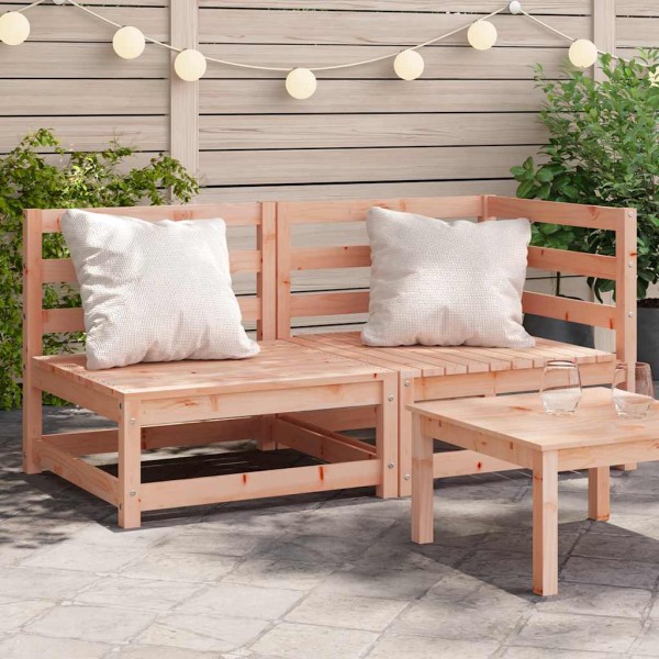 Double garden sofa, Douglas fir solid wood