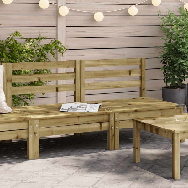 Garden sofa parts, 2 pcs., impregnated pine, without armrests