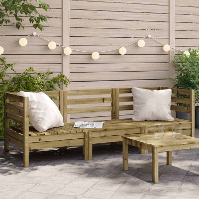 Trivietė sodo sofa,...