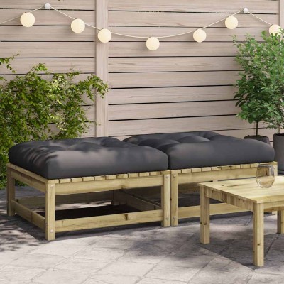 Garden legs with cushions,...