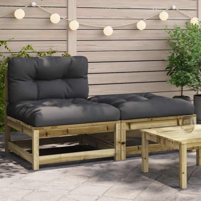 Garden sofa part with...