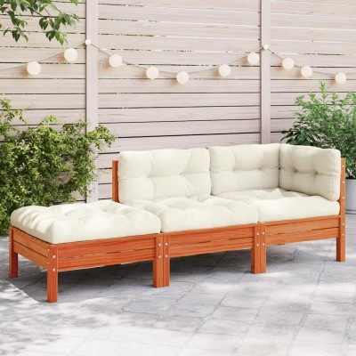 trivietė sodo sofa su...