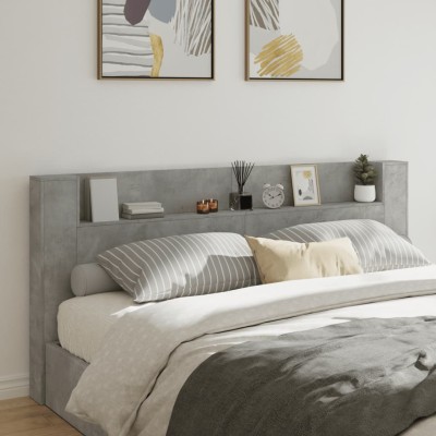 Headboard-cabinet with LED,...