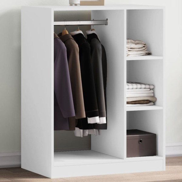 Wardrobe, white, 77x48x102cm, MDP