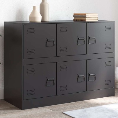 Side cabinet, black,...