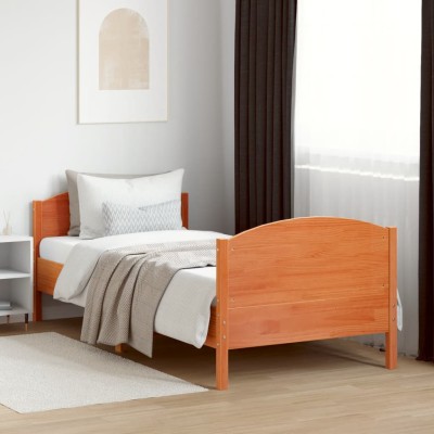 Bed frame without mattress,...