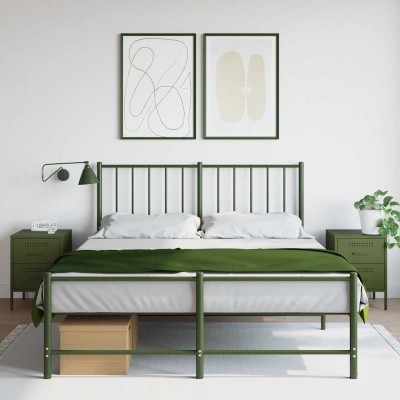 Nightstands, 2 pcs., olive,...