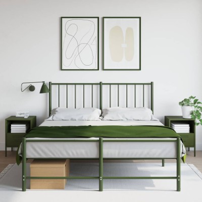 Nightstands, 2 pcs., olive,...