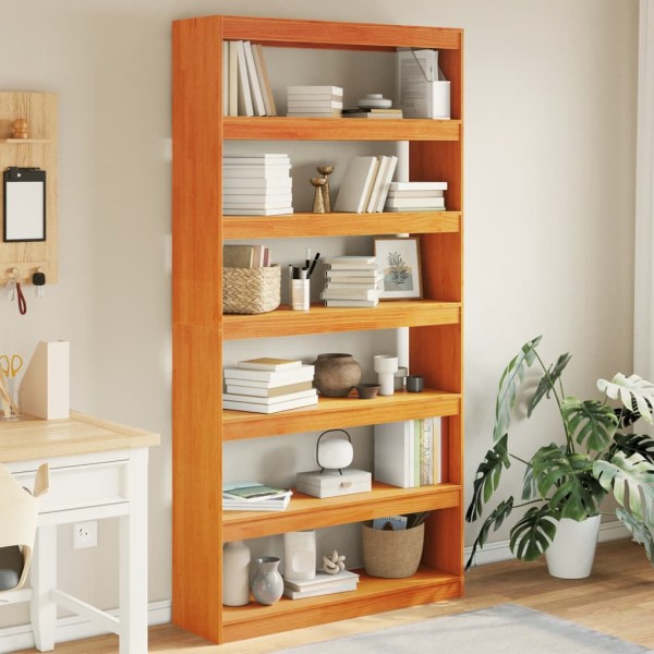 Bookcase/room divider, 100x30x199.5cm, pine