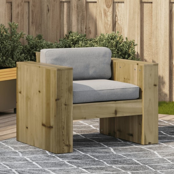 Garden sofa part, 79x60x62cm, impregnated pine wood