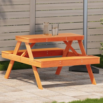 Picnic table, wax brown,...
