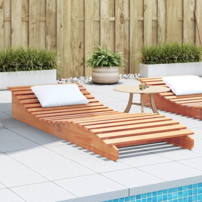 Sun lounger, wax brown,...